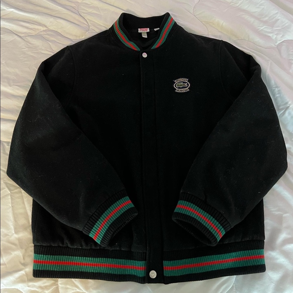 Supreme x Lacoste Varsity Jacket / Size Large